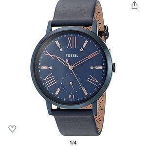 Fossil Women's Gazer Multifunction Blue Leather